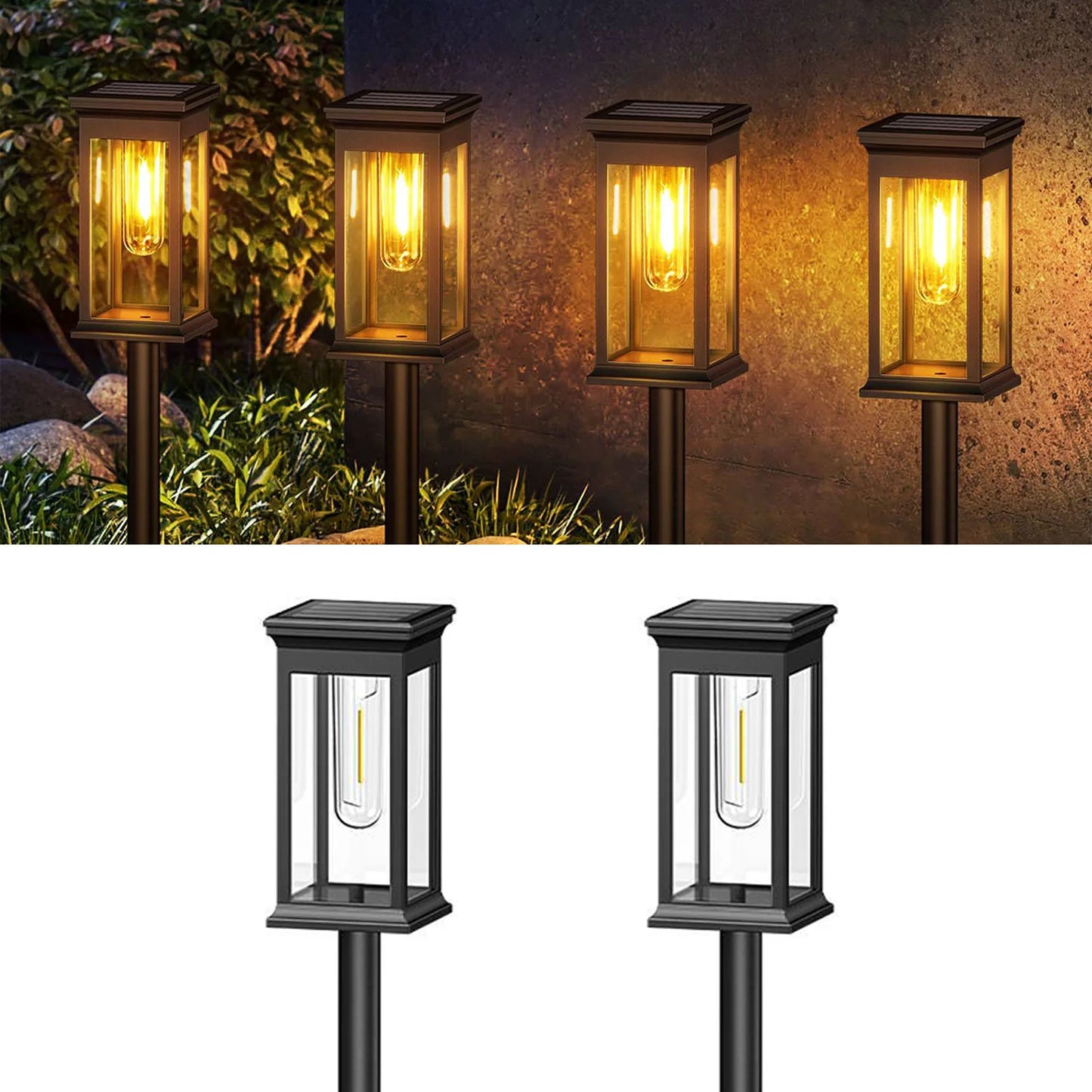 Upgraded Solar Lights for Yard and Garden Walkway Illumination - Ky Ky Kiwi