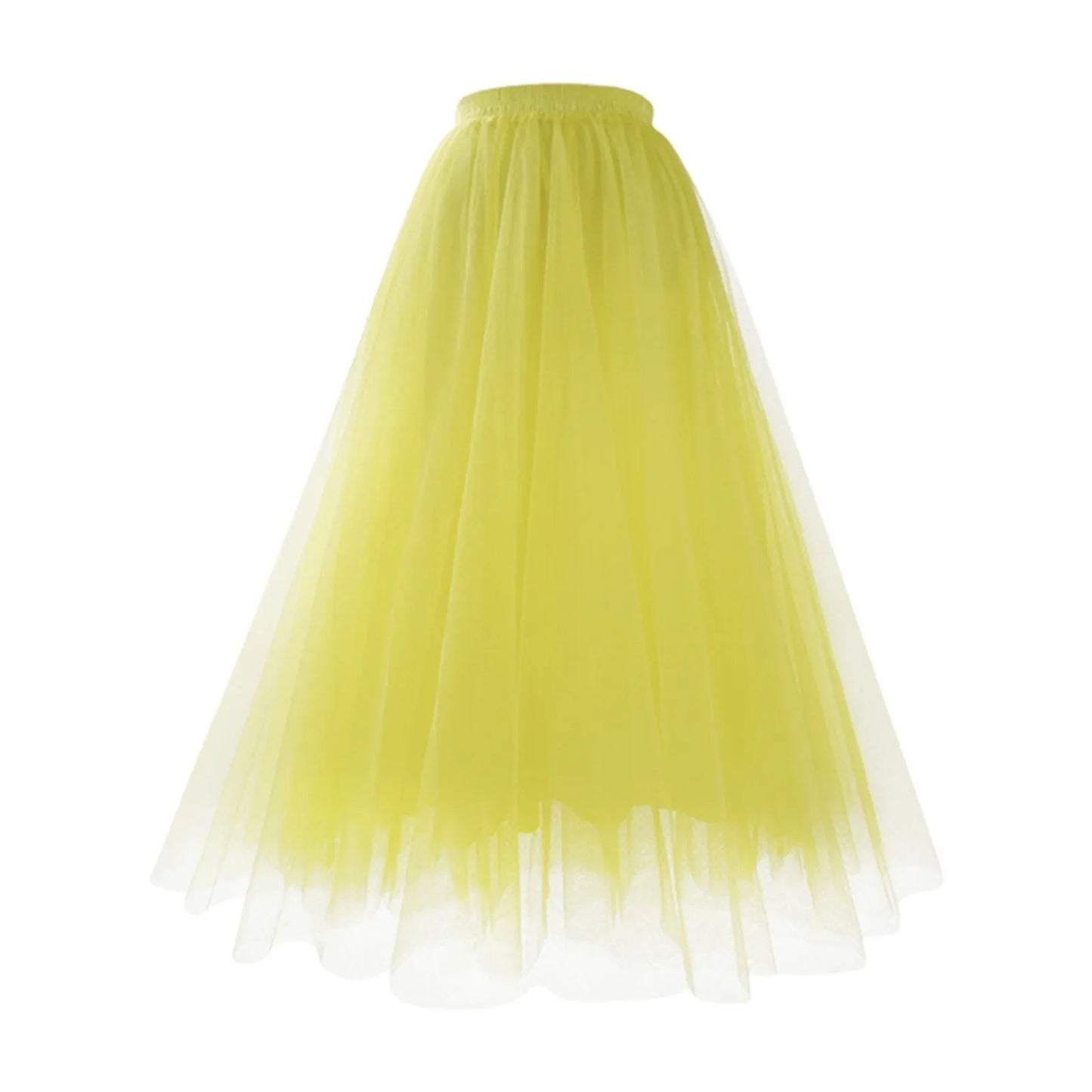 Elegant Pleated Tulle A-Line Tutu Skirt for Party Dance - Ky Ky Kiwi
