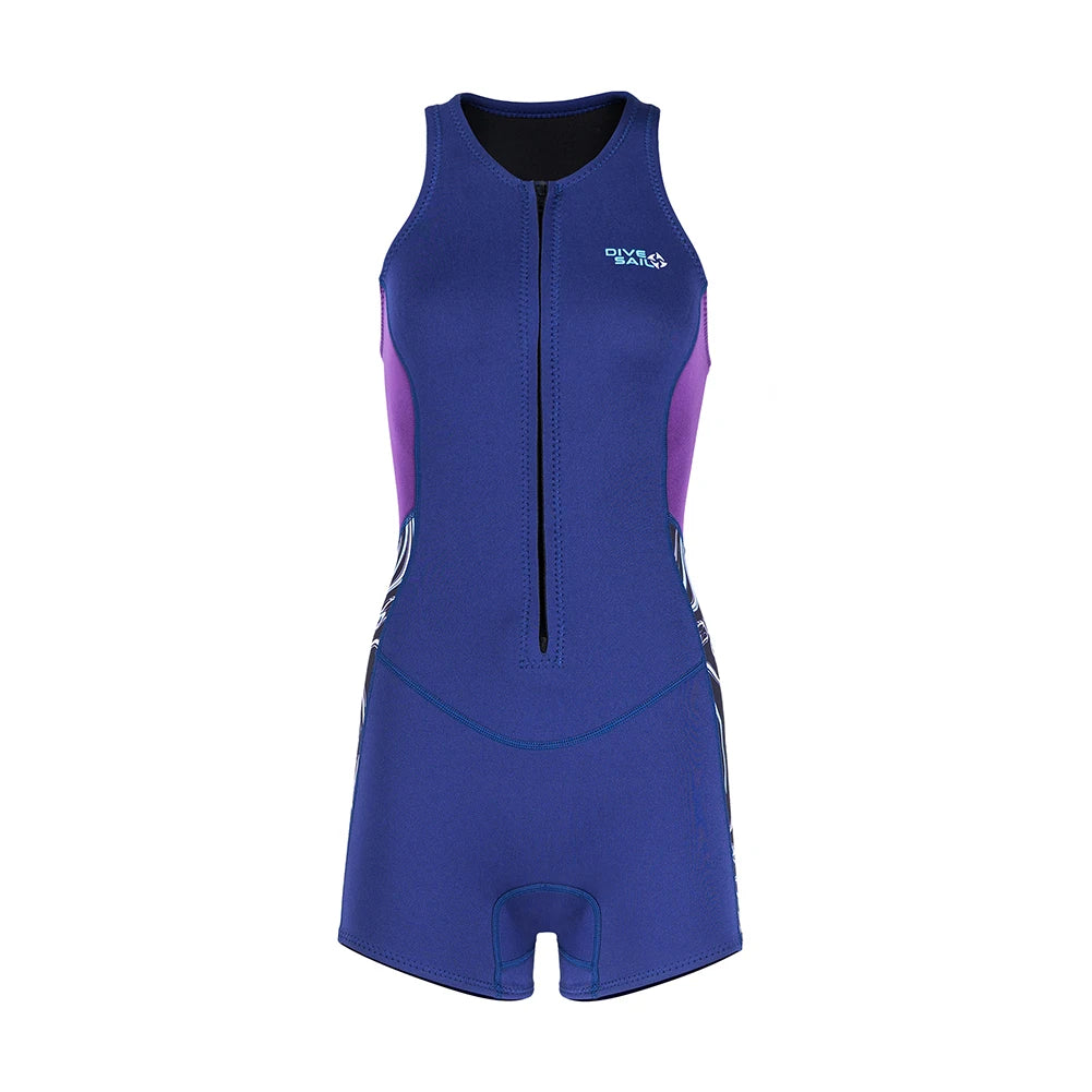 Neoprene Women's Sleeveless Wetsuit for Water Sports and Activities - Ky Ky Kiwi