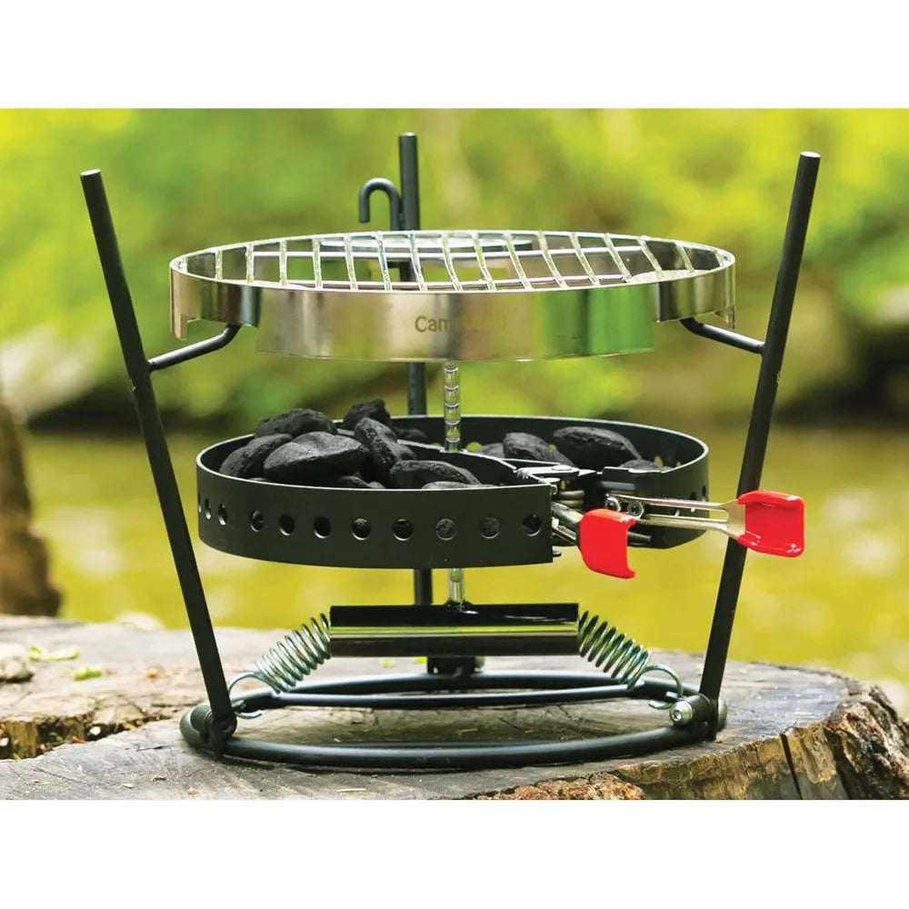 Outdoor Cooking Set - Dutch Oven Tools Set Charcoal Holder & Cast Iron Grill Accessories Camping Grill Set Outdoor Cooking
