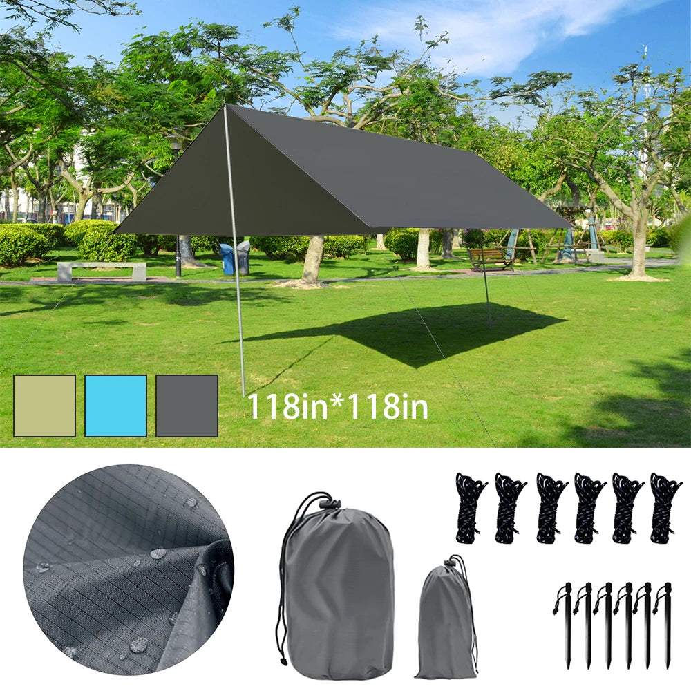 Spacious Waterproof Camping Tent for Family Glamping Adventures - Ky Ky Kiwi