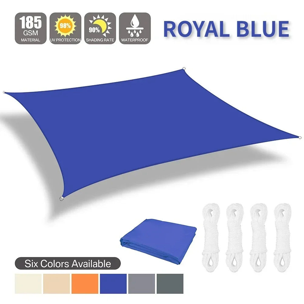 Waterproof Outdoor Sunshade Sail for Garden and Patio Protection - Ky Ky Kiwi