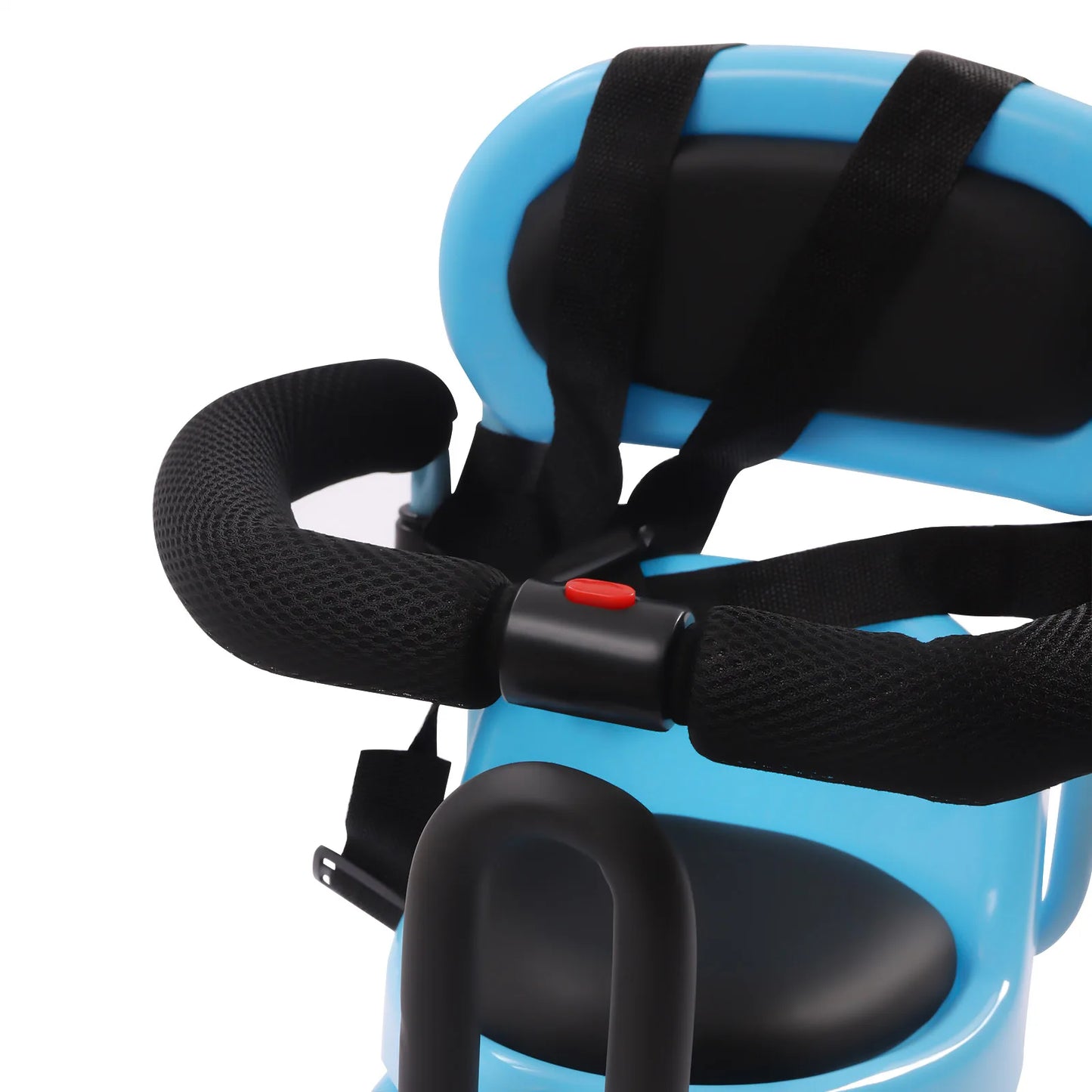 Bike Seat for Kids, Rear Soft Child Saddle Back Attachment for Adult Bicycle, Blue