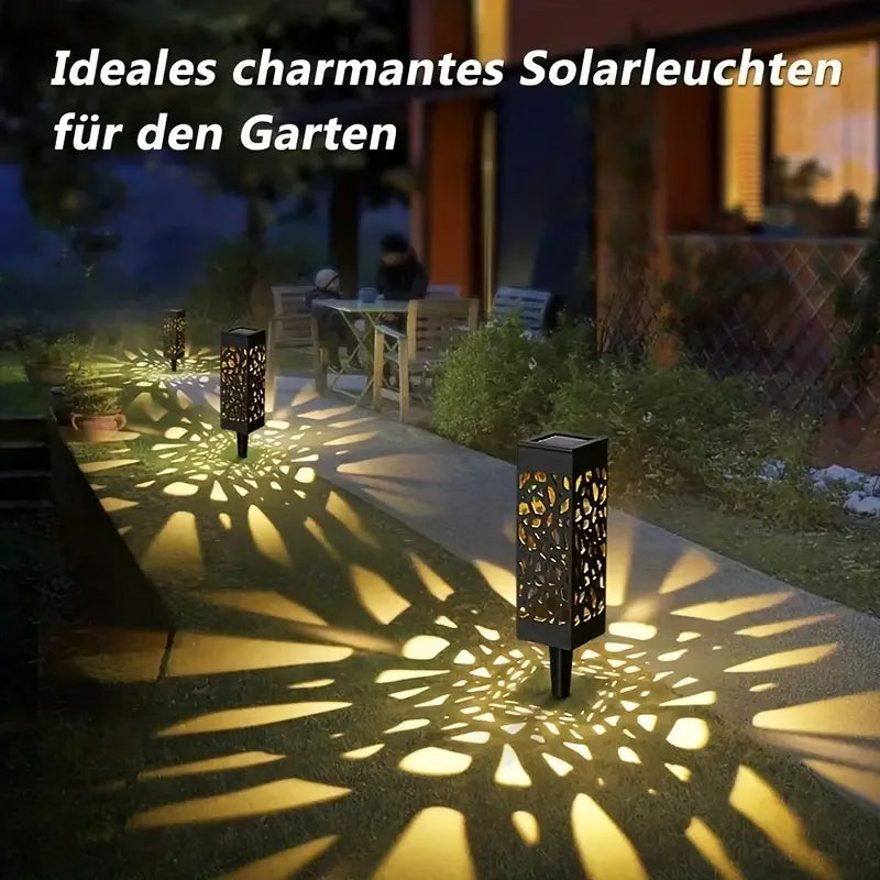 Solar Powered LED Garden Stake Lights for Outdoor Decoration - Ky Ky Kiwi