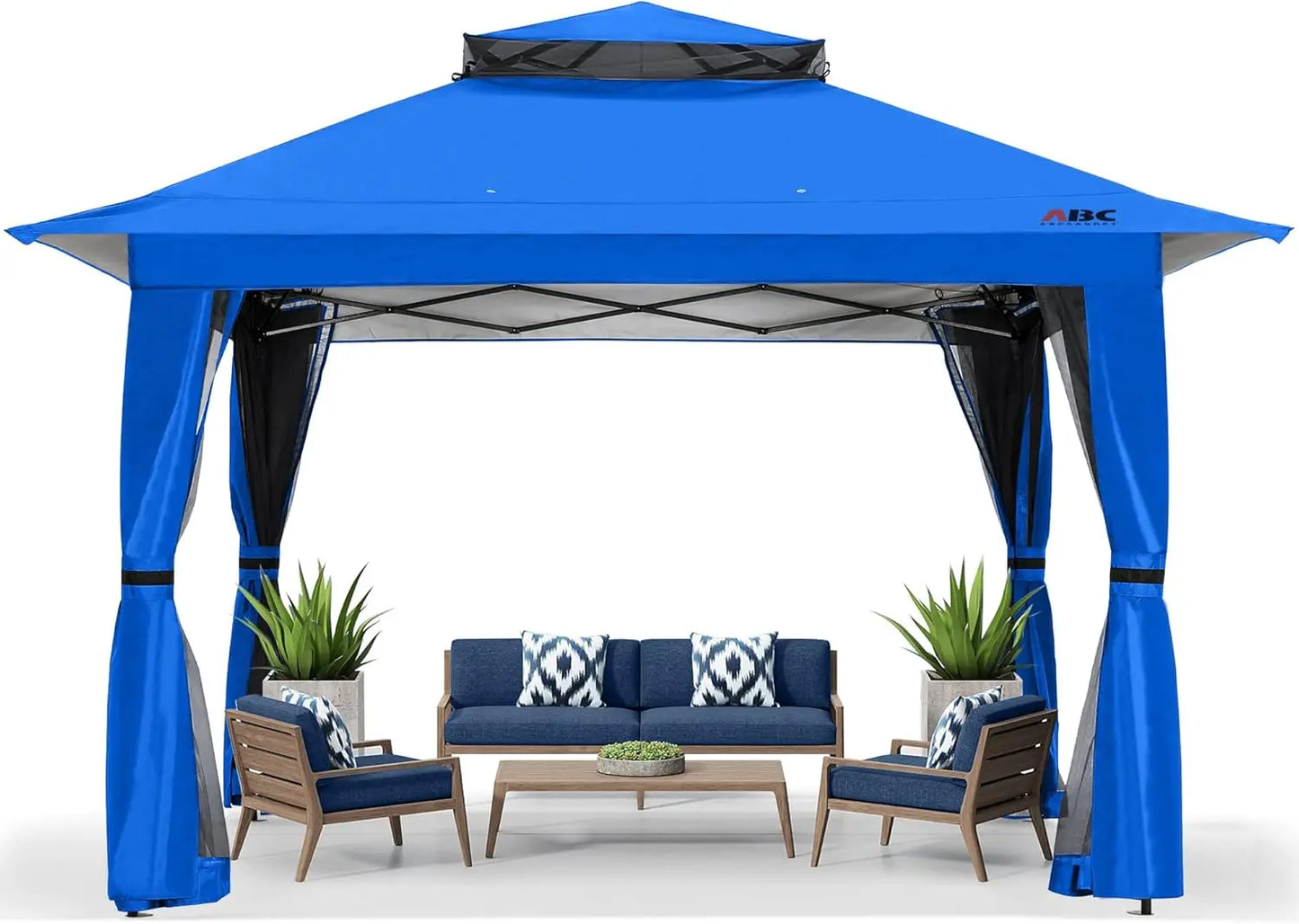 Instant Outdoor Gazebo Canopy Tent with Mosquito Netting - Ky Ky Kiwi