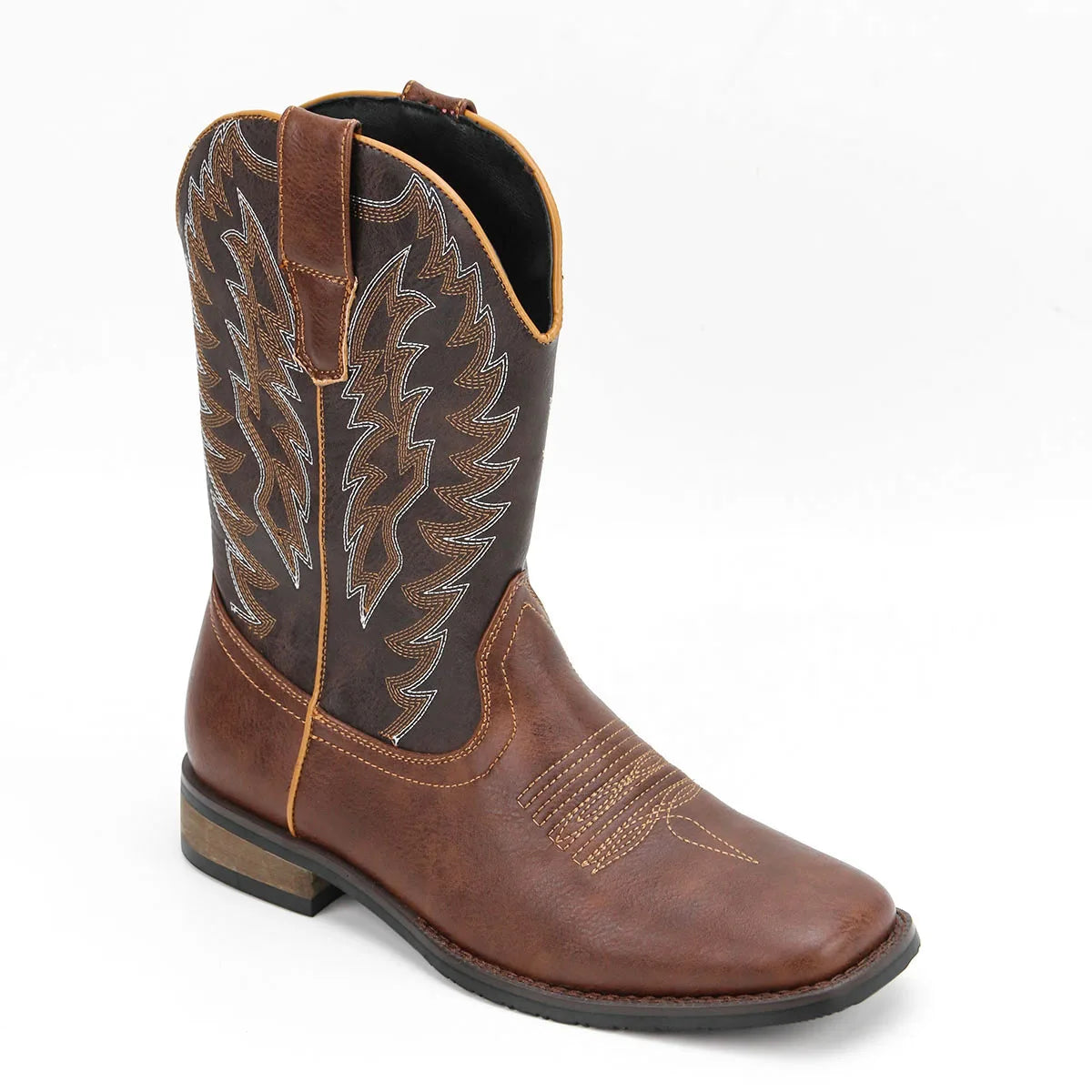 Men's Stylish Phoenix Embroidered Western Cowboy Boots - Ky Ky Kiwi