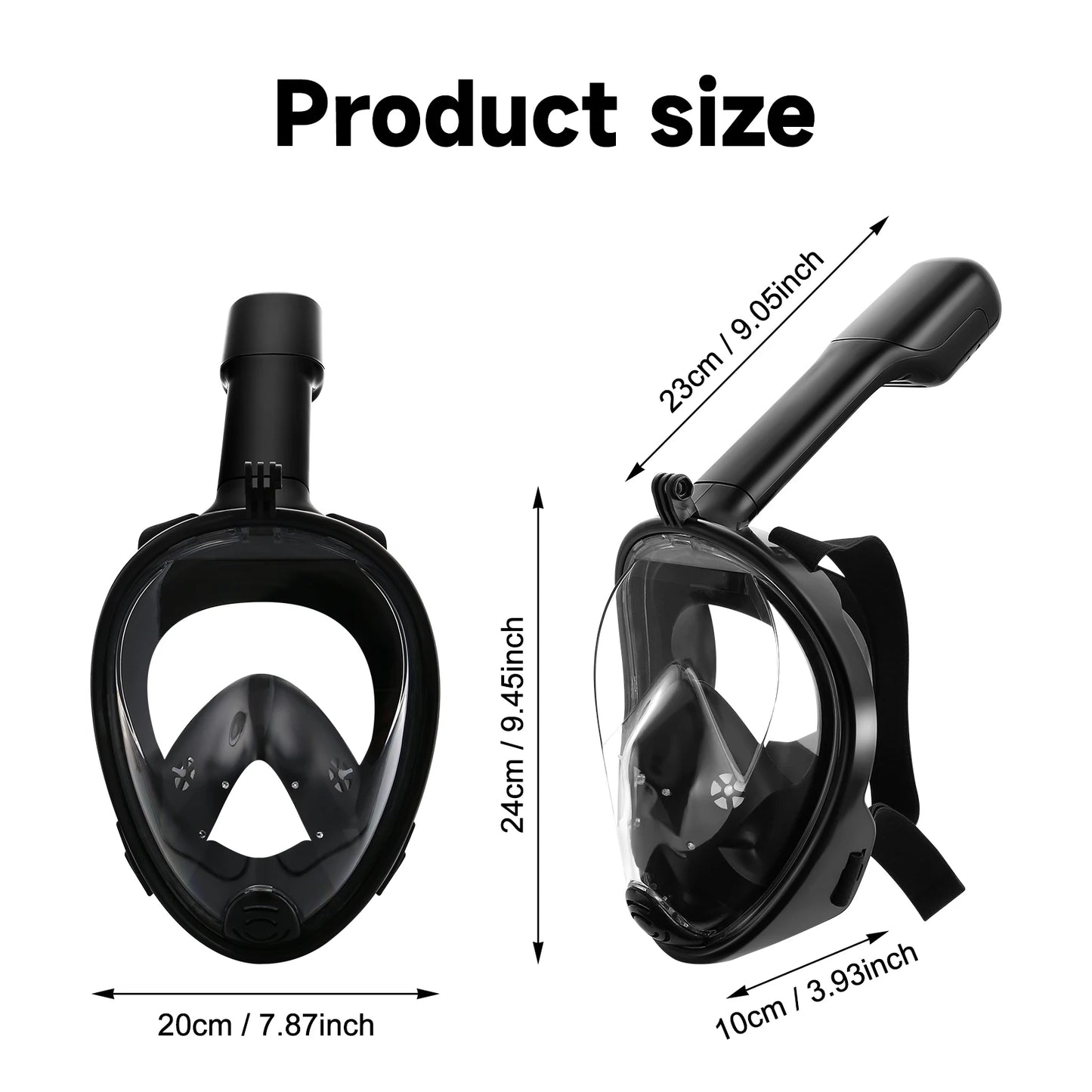 Professional Full Face Snorkel Mask for Ultimate Underwater Experience - Ky Ky Kiwi