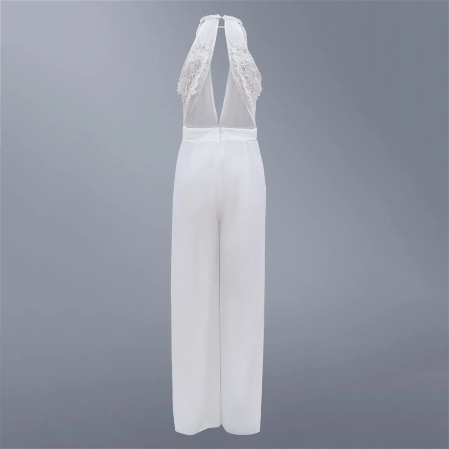 Women'S Dress Summer Layered Temperament 2024 Retro Dress Sleeveless Fashionable Deep V-Neck Slim-Fit Jumpsuits Dance Party