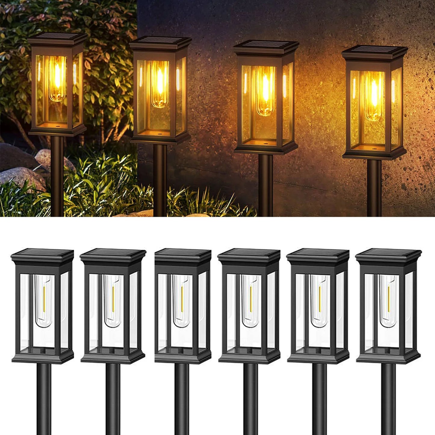 Upgraded Solar Lights for Yard and Garden Walkway Illumination - Ky Ky Kiwi