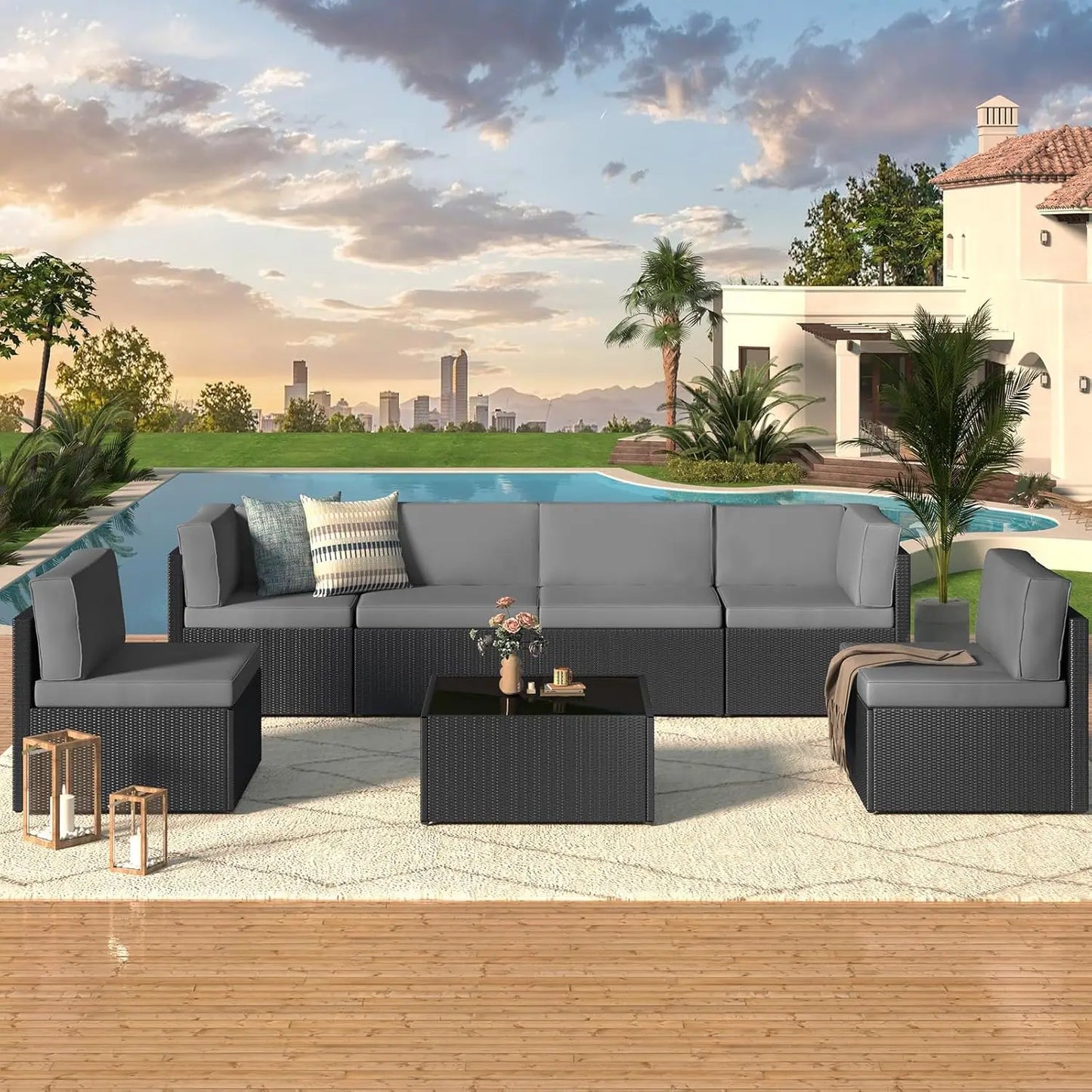 Elegant Outdoor Patio Furniture Set for Relaxing Gatherings - Ky Ky Kiwi