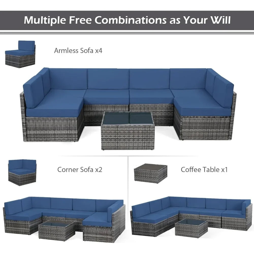 Elegant Outdoor Patio Furniture Set for Relaxing Gatherings - Ky Ky Kiwi
