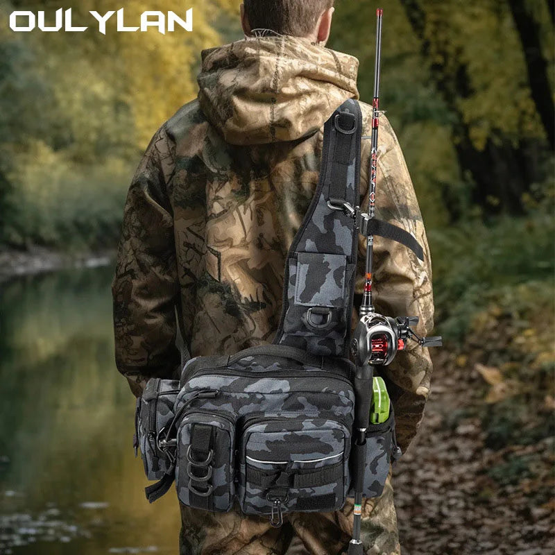 Outdoor Tactical Shoulder Bag for Hiking and Adventure - Ky Ky Kiwi