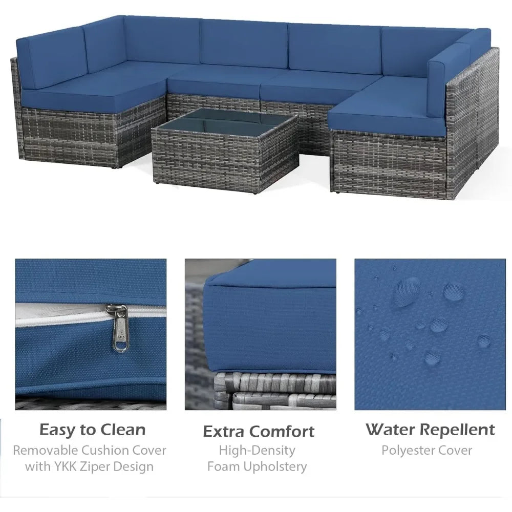 Elegant Outdoor Patio Furniture Set for Relaxing Gatherings - Ky Ky Kiwi