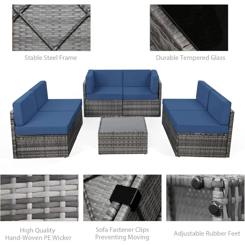 Elegant Outdoor Patio Furniture Set for Relaxing Gatherings - Ky Ky Kiwi