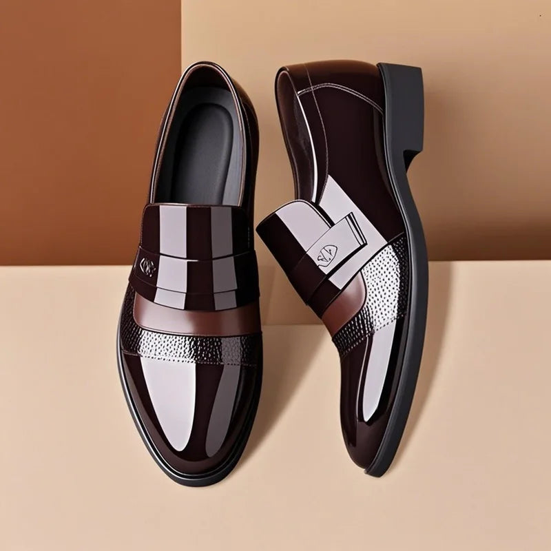 Men's Luxury Leather Oxfords for Wedding and Office Wear - Ky Ky Kiwi