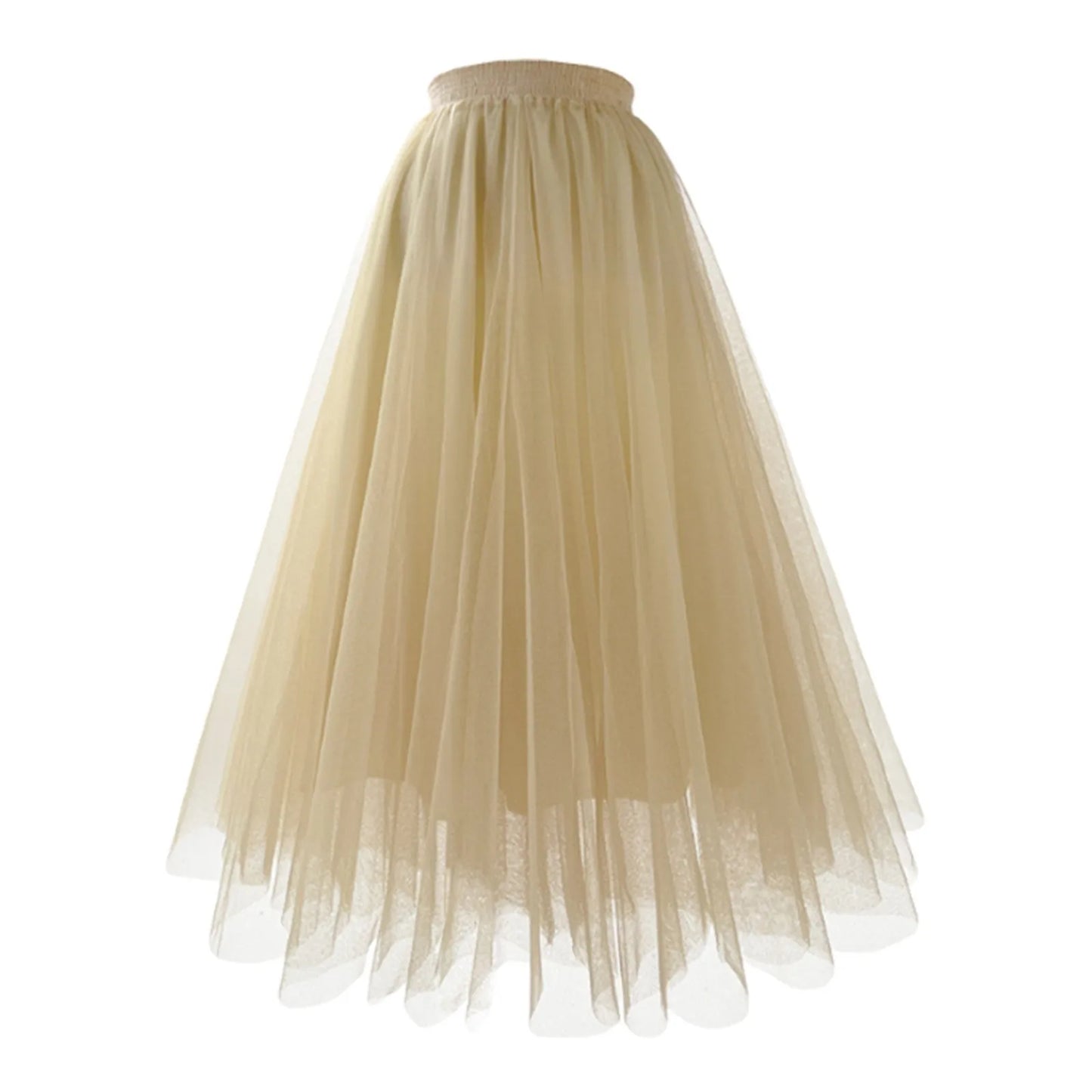 Elegant Pleated Tulle A-Line Tutu Skirt for Party Dance - Ky Ky Kiwi