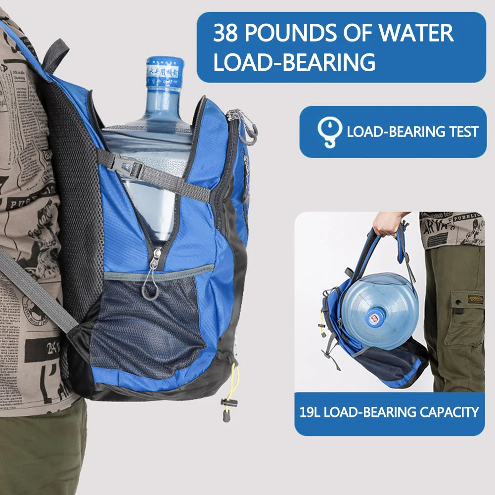 Outdoor Adventure Backpack with Reflective Tape for Hiking Travel - Ky Ky Kiwi