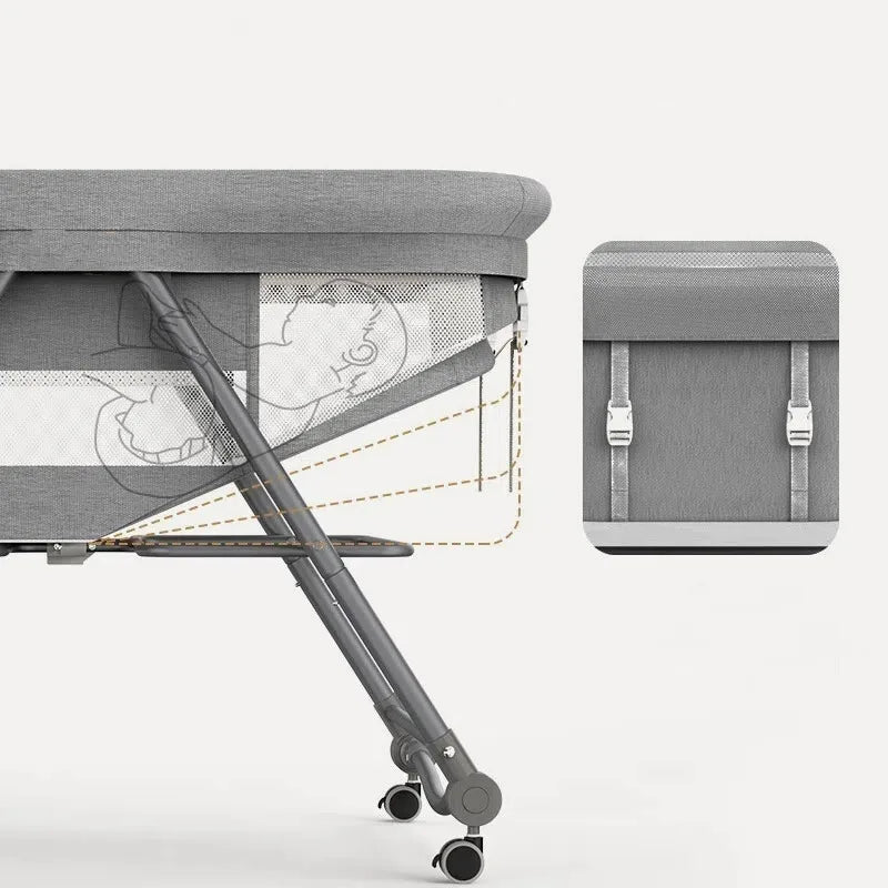 Sejoy 3 in 1 Rocking Crib and Bassinet for Newborns - Ky Ky Kiwi