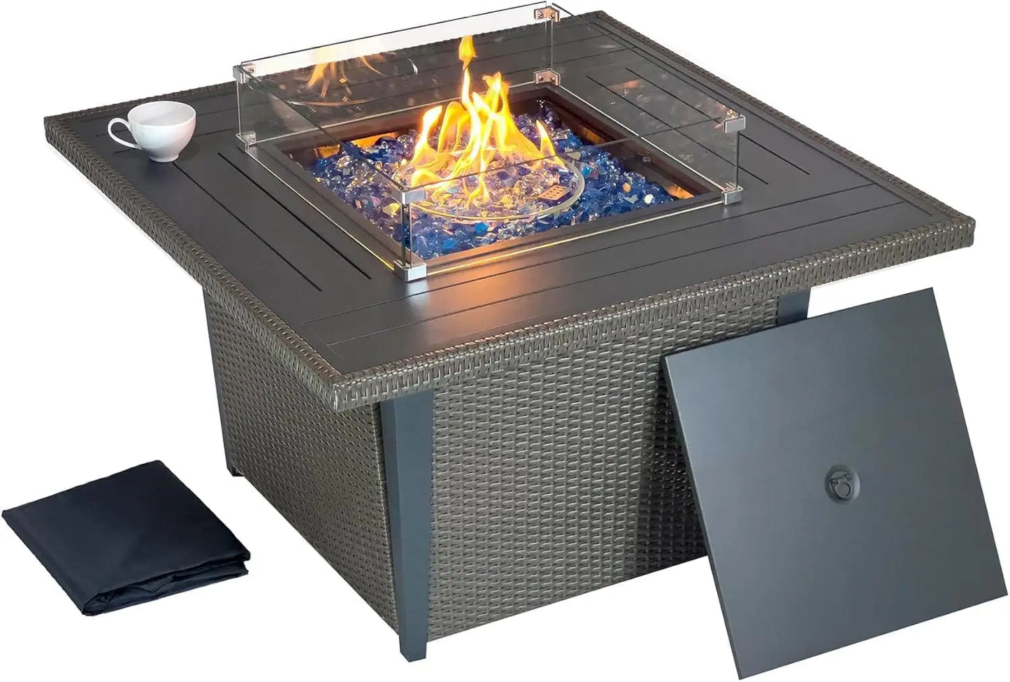 Outdoor Propane Fire Pit Table for Cozy Gatherings - Ky Ky Kiwi
