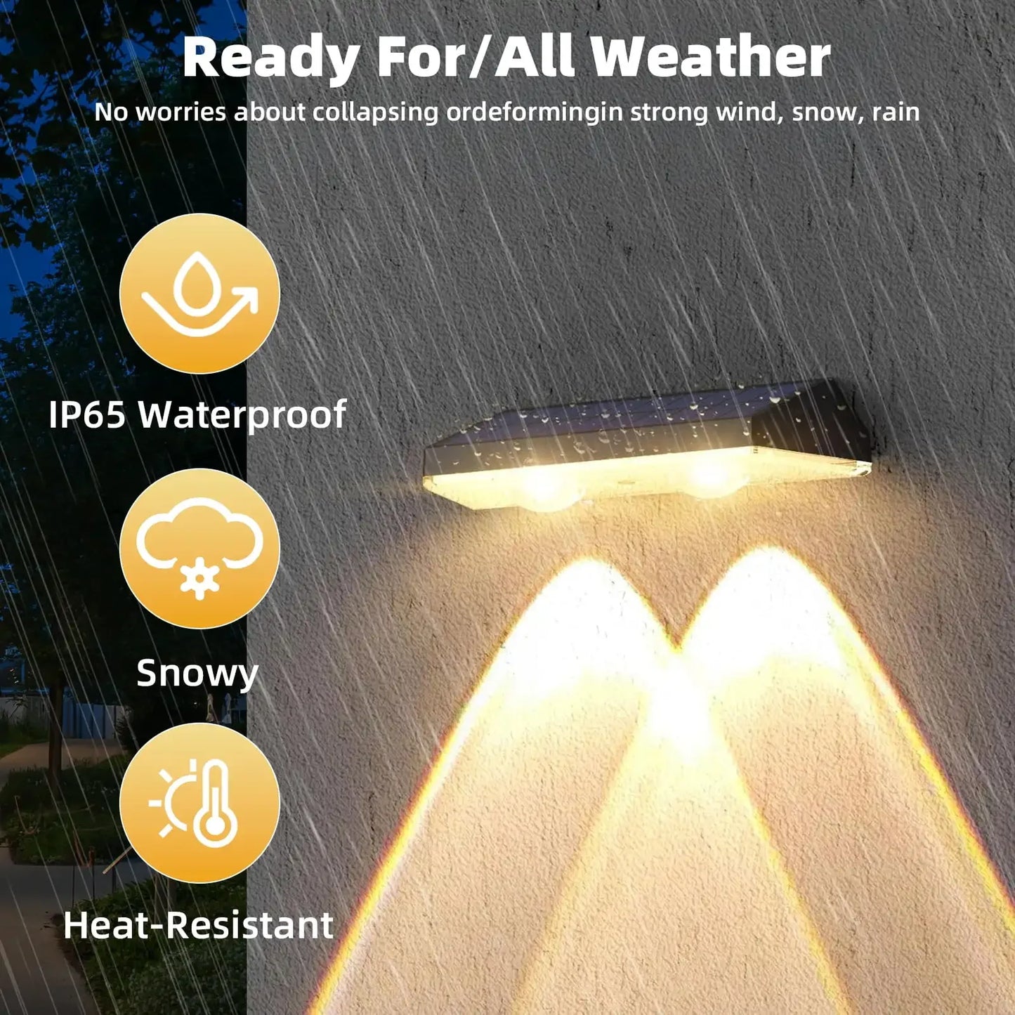 Solar Powered Waterproof Fence Lights for Outdoor Spaces - Ky Ky Kiwi