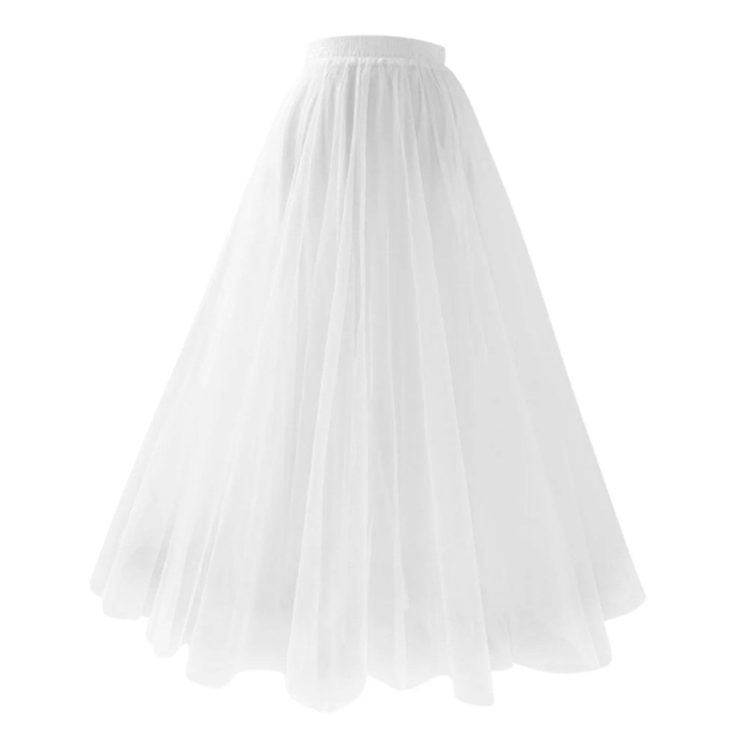 Elegant Pleated Tulle A-Line Tutu Skirt for Party Dance - Ky Ky Kiwi