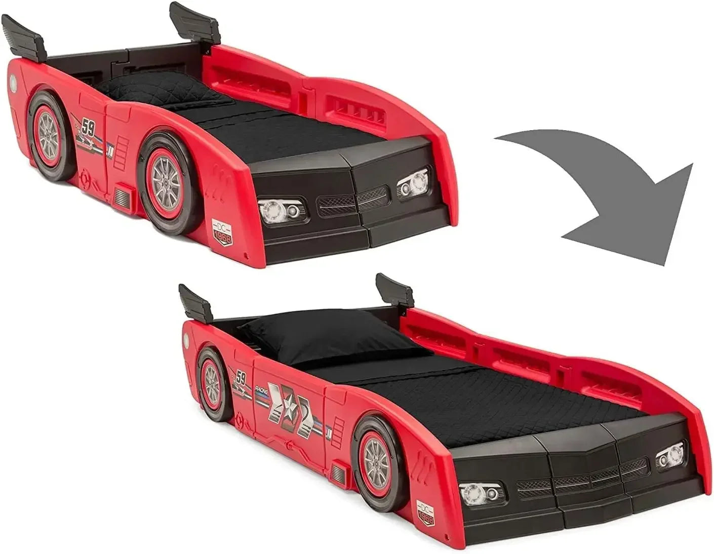 Grand Prix Racing Toddler Bed for Little Speedsters - Ky Ky Kiwi