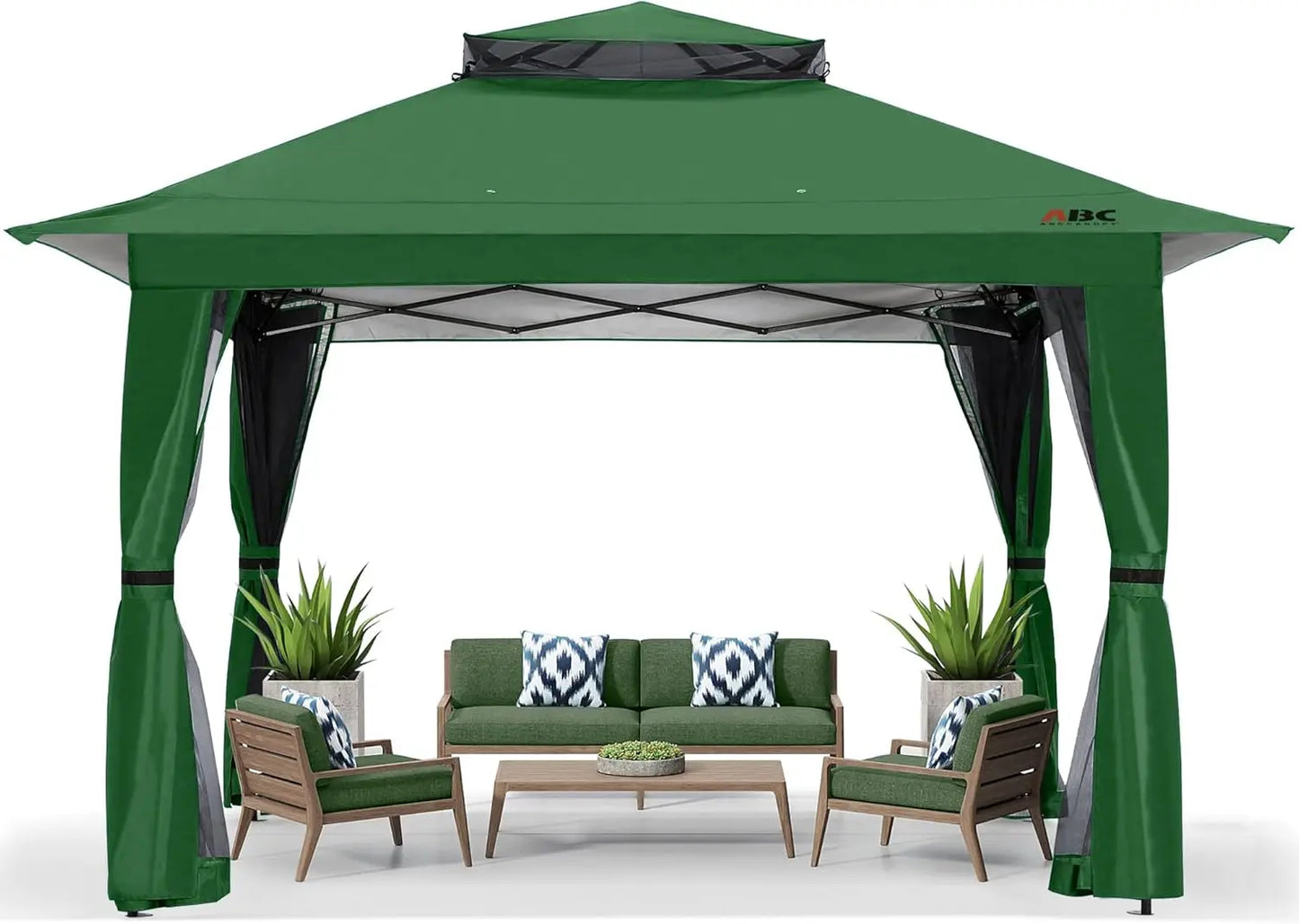 Instant Outdoor Gazebo Canopy Tent with Mosquito Netting - Ky Ky Kiwi