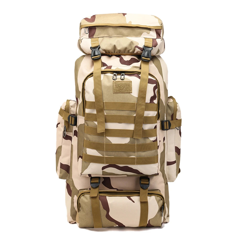 Large Waterproof Hiking Backpack for Outdoor Adventures - Ky Ky Kiwi