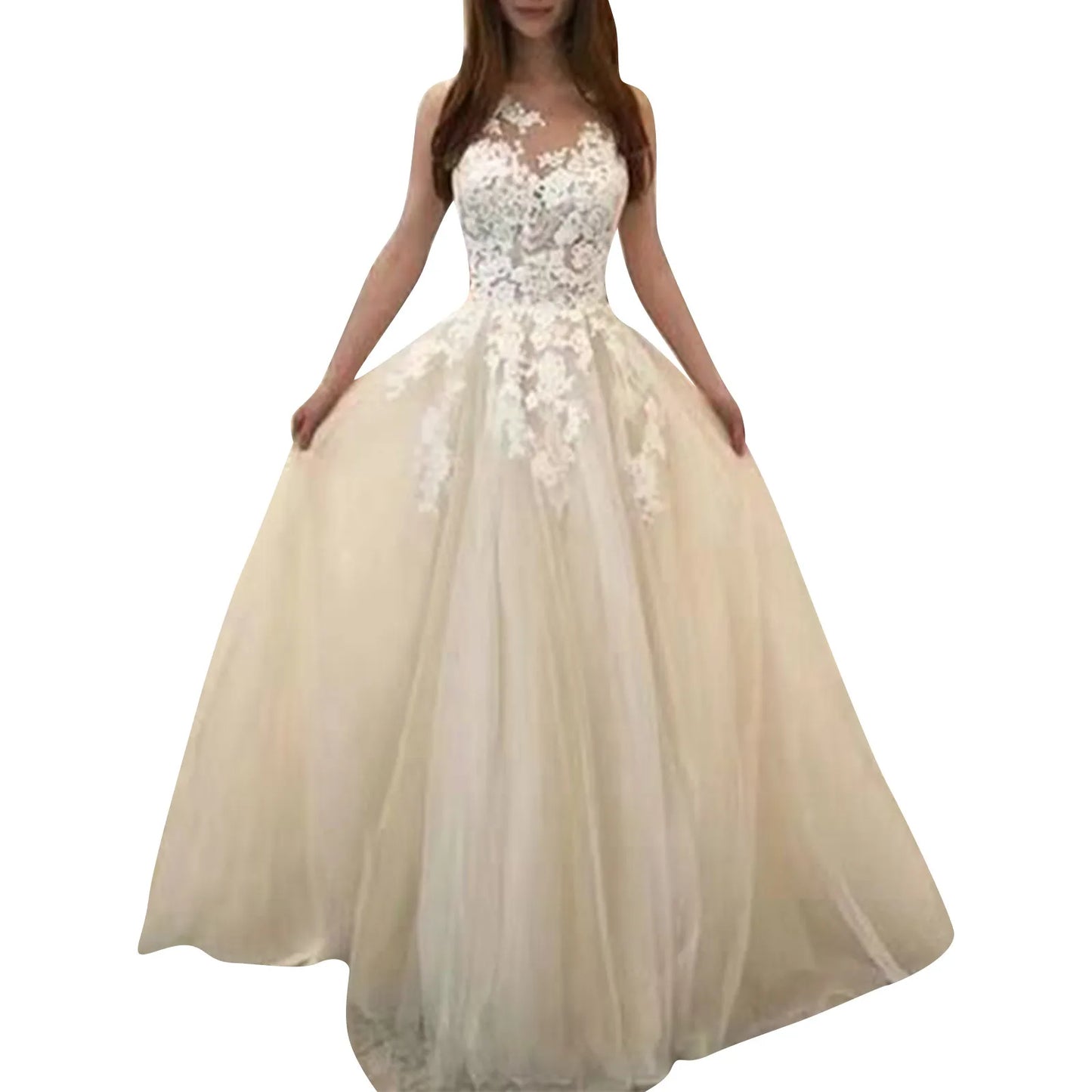 V-Neck Wedding Dresses Lace Applique A-Line Civil Bride Gowns Sequin vestidos de novia 2025 Customized