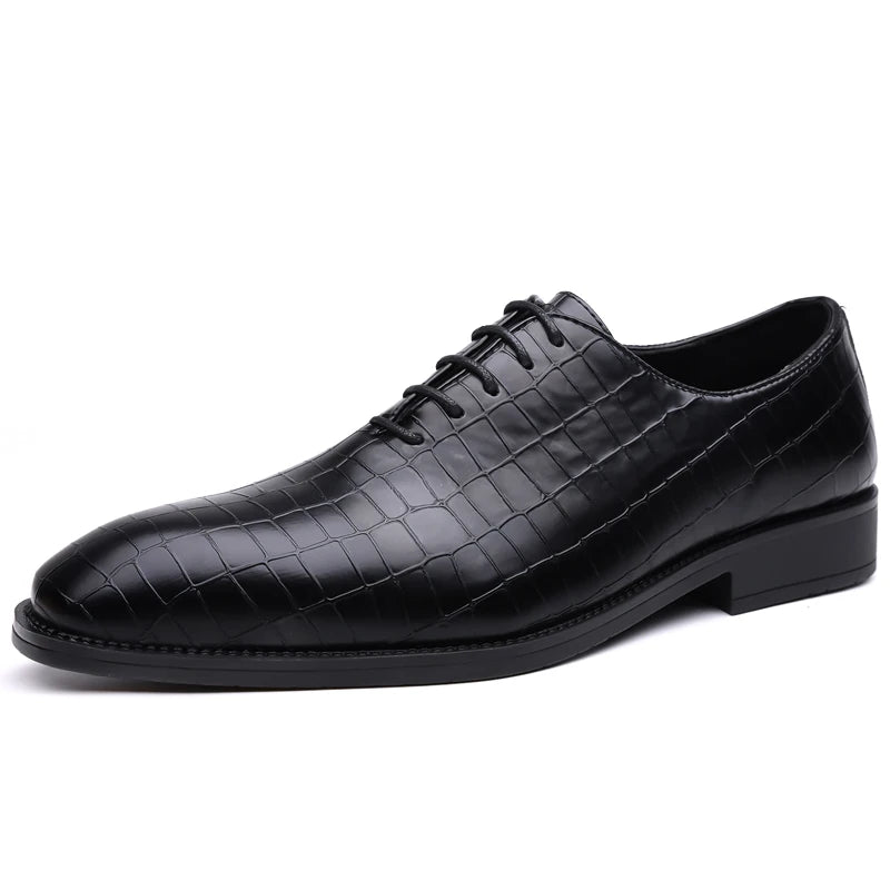 Luxury Men's Leather Brogue Oxford Shoes for Formal Occasions - Ky Ky Kiwi