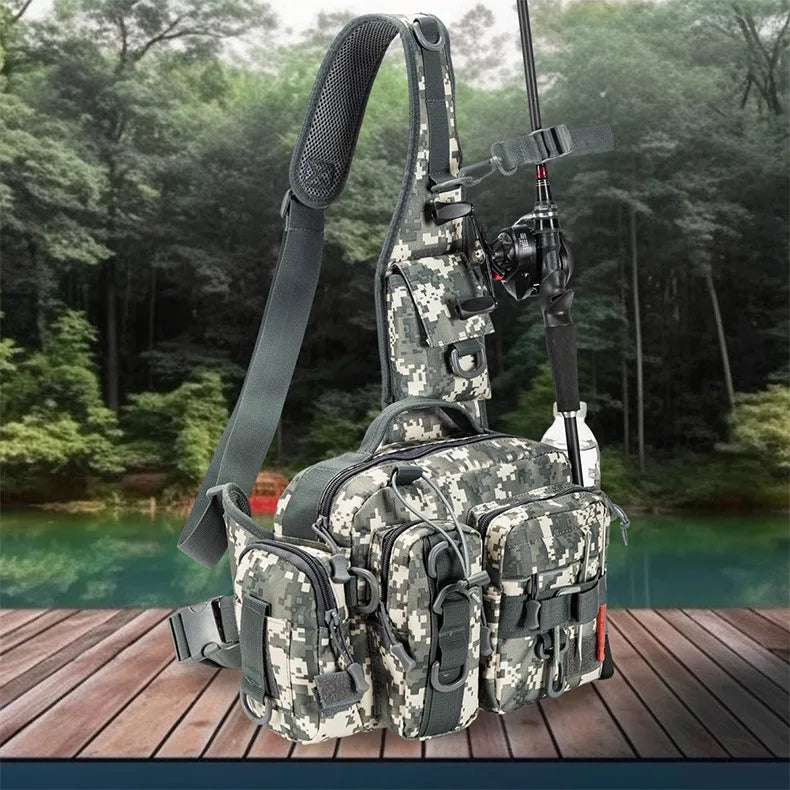 Outdoor Tactical Shoulder Bag for Hiking and Adventure - Ky Ky Kiwi