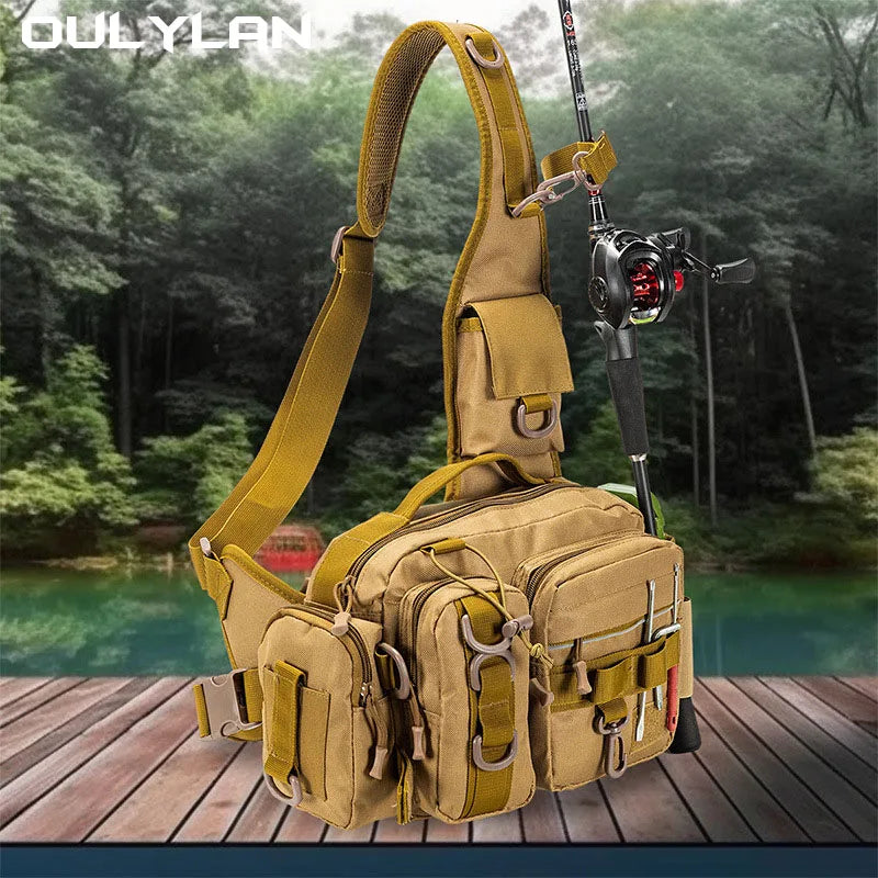 Outdoor Tactical Shoulder Bag for Hiking and Adventure - Ky Ky Kiwi