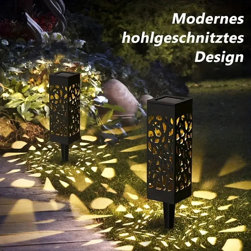 Solar Powered LED Garden Stake Lights for Outdoor Decoration - Ky Ky Kiwi