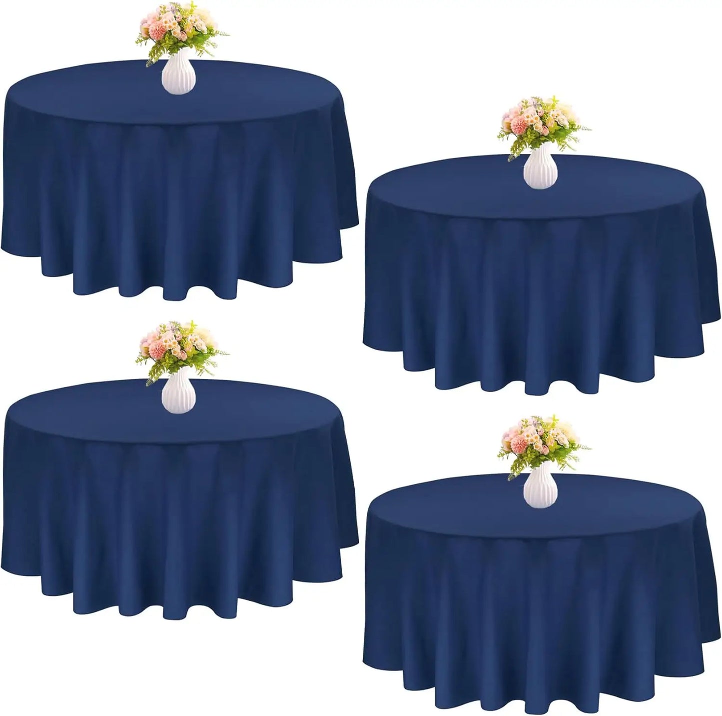 Round Polyester Tablecloths for Elegant Dining Experiences - Ky Ky Kiwi