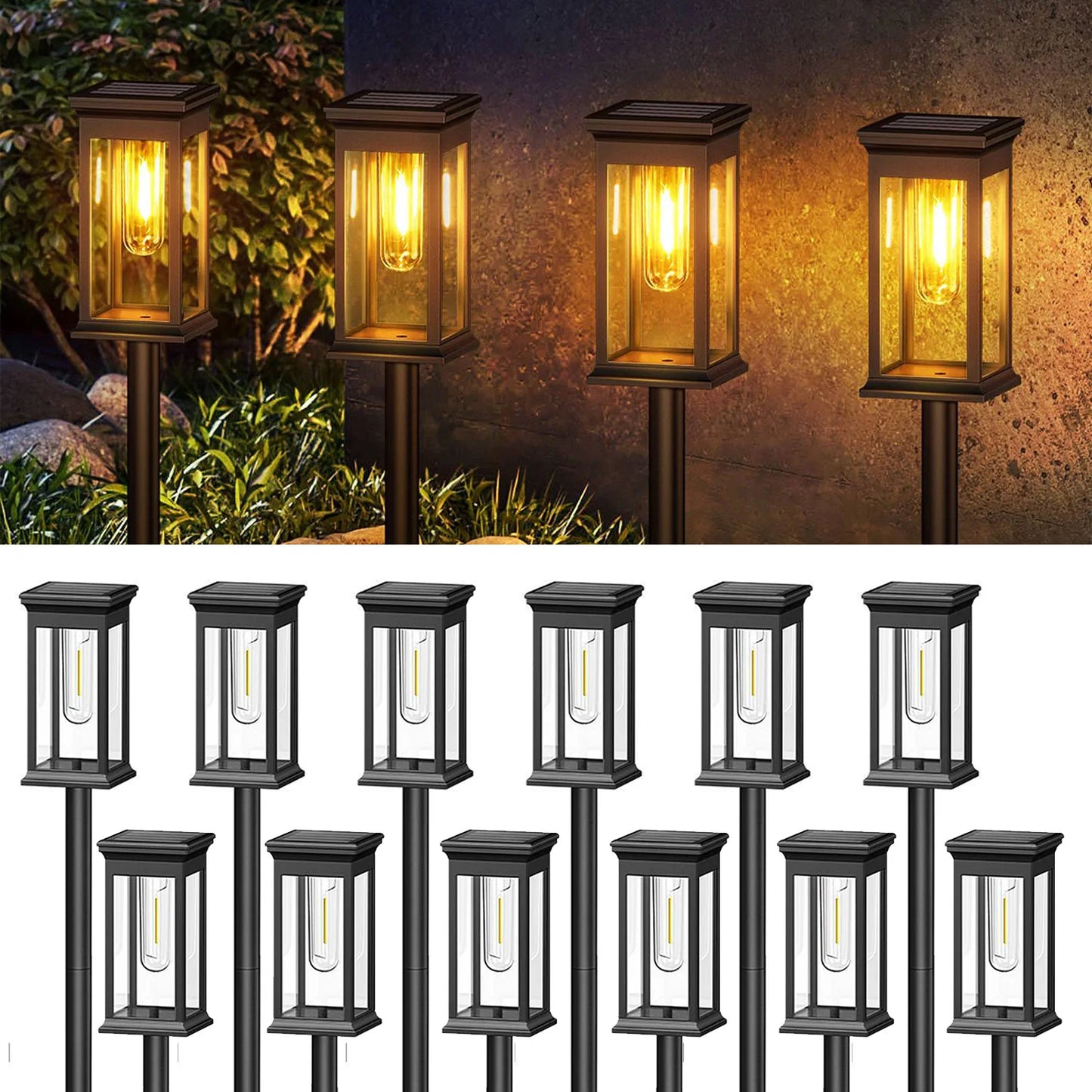 Upgraded Solar Lights for Yard and Garden Walkway Illumination - Ky Ky Kiwi