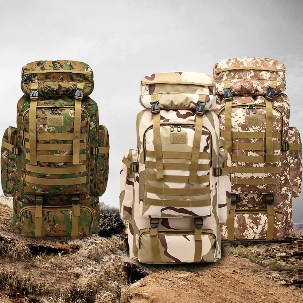 Large Waterproof Hiking Backpack for Outdoor Adventures - Ky Ky Kiwi