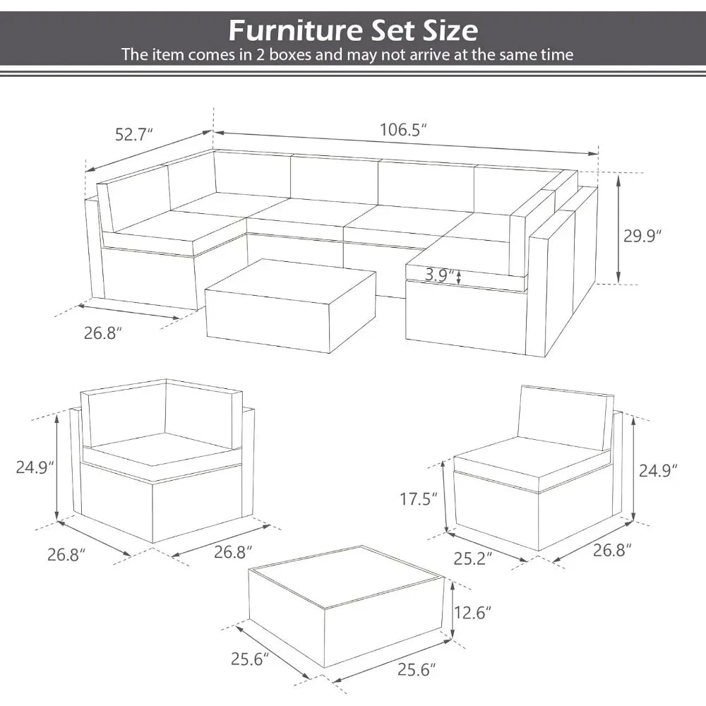 Elegant Outdoor Patio Furniture Set for Relaxing Gatherings - Ky Ky Kiwi