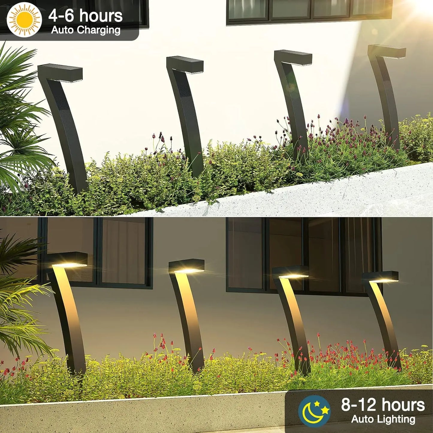 Solar Powered Outdoor Pathway Lights for Garden and Walkway - Ky Ky Kiwi
