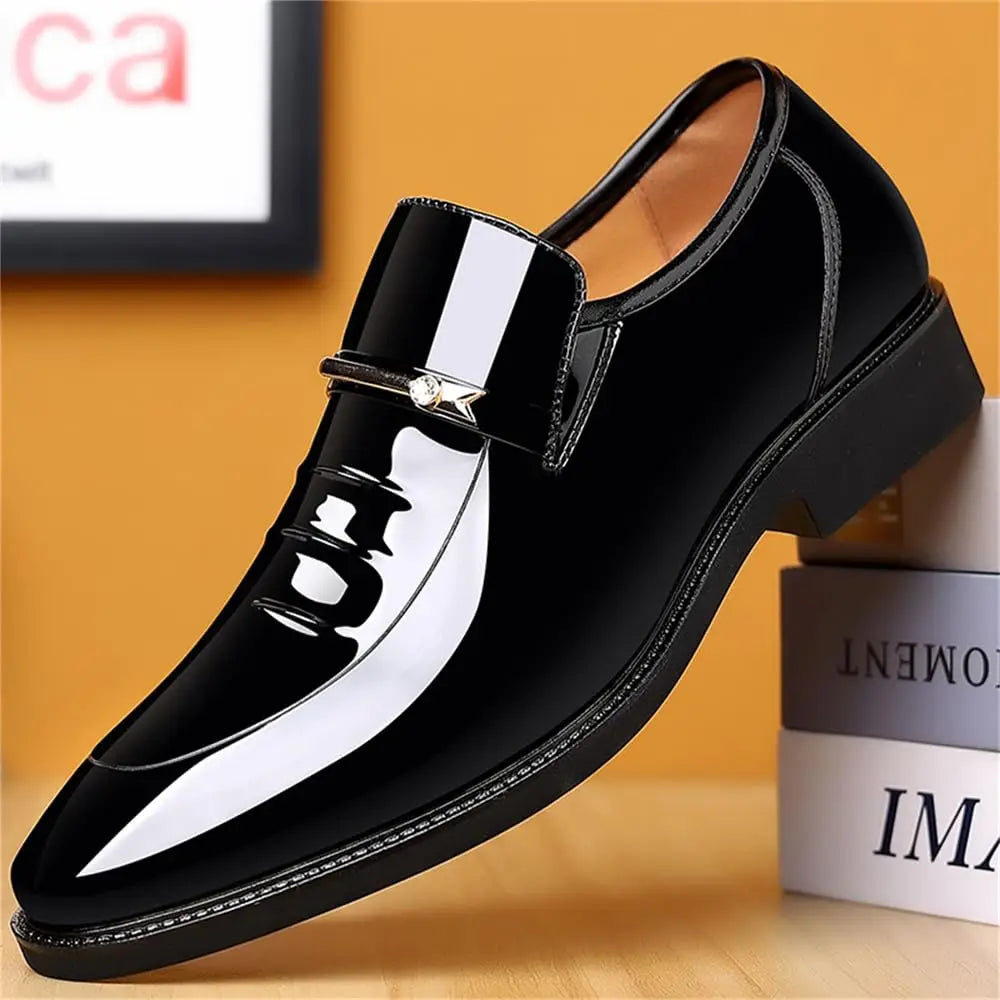 Men's Formal Slip-On Loafers Comfortable Oxford Dress Shoes - Ky Ky Kiwi