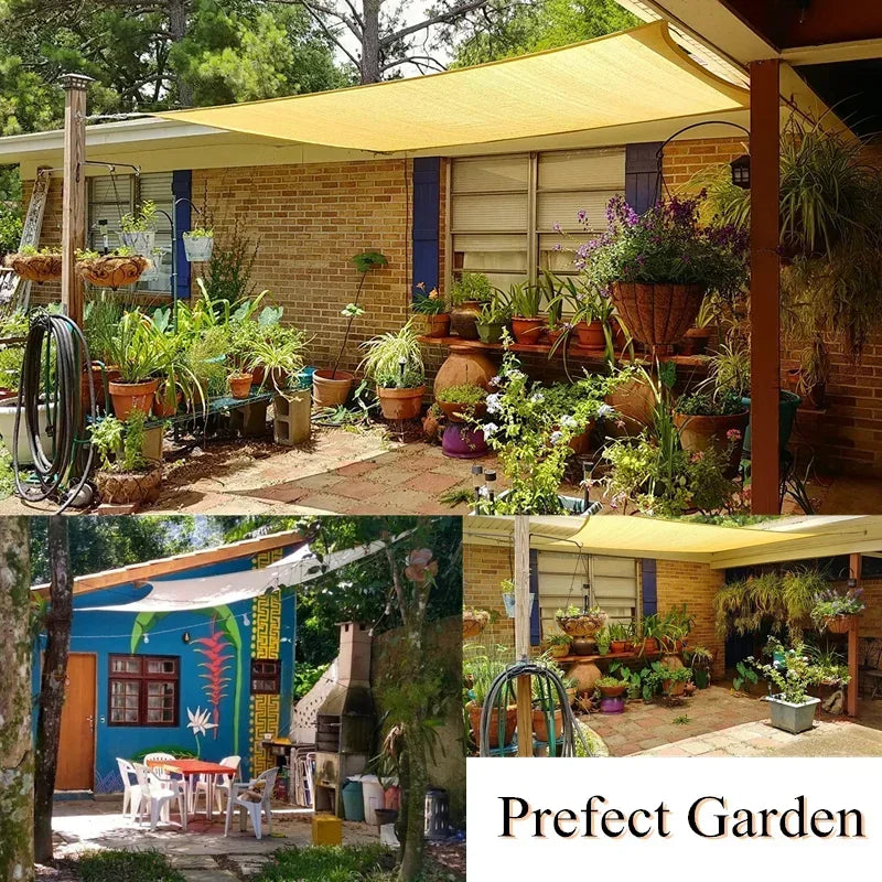Waterproof Outdoor Sunshade Sail for Garden and Patio Protection - Ky Ky Kiwi