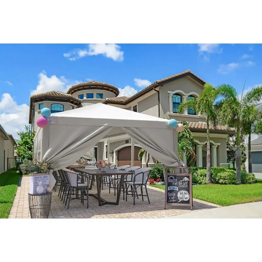 Outdoor Party Tent with Removable Sidewalls for Events and Celebrations - Ky Ky Kiwi