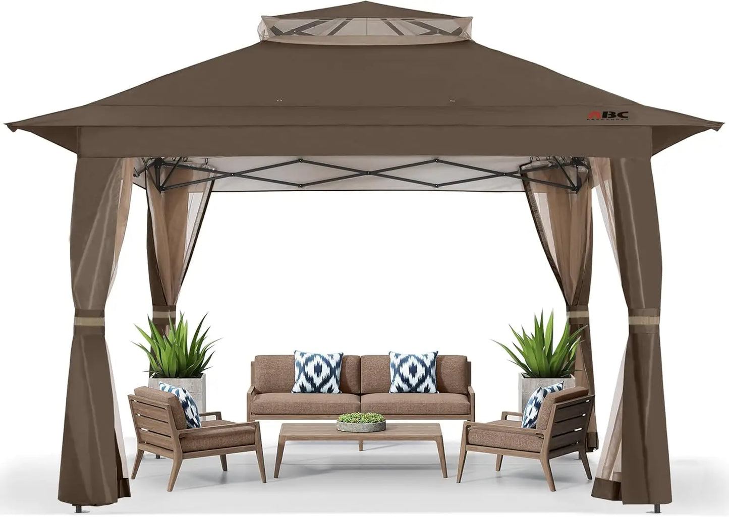 Instant Outdoor Gazebo Canopy Tent with Mosquito Netting - Ky Ky Kiwi