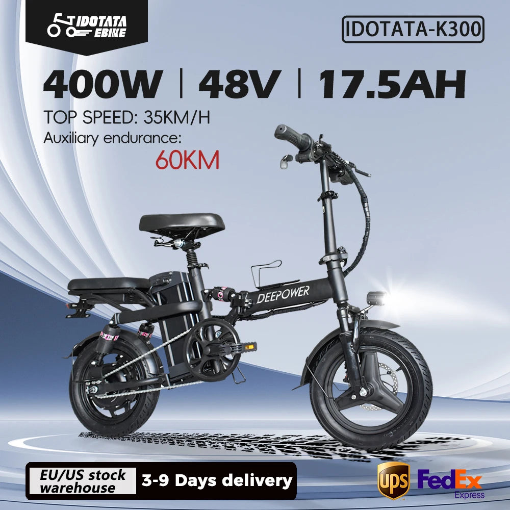 IDOTATA Foldable Electric Bike for Urban Commuting Adventures - Ky Ky Kiwi