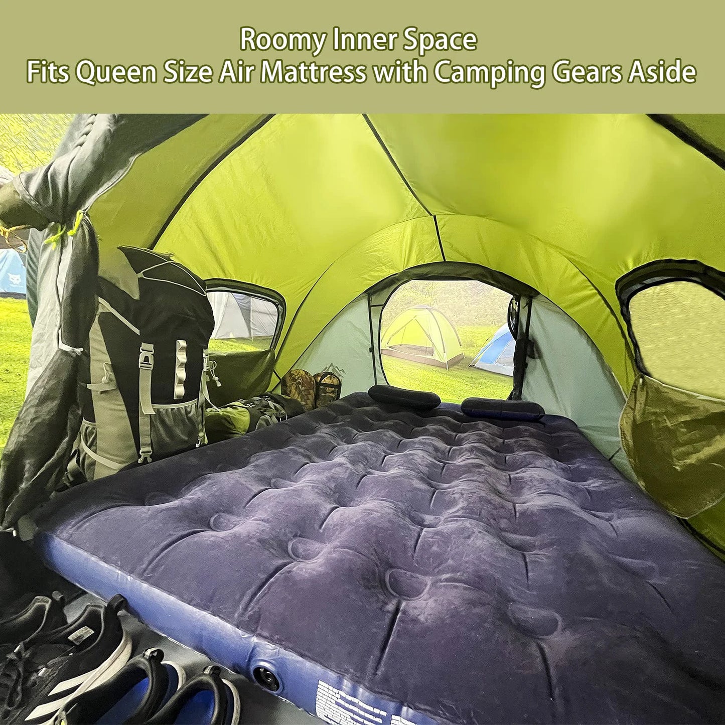 Automatic Pop Up Family Tent for Camping and Hiking - Ky Ky Kiwi