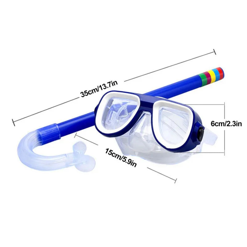 Kids Snorkel Set for Safe Underwater Adventures and Exploration - Ky Ky Kiwi