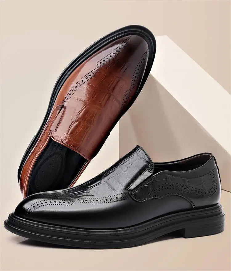 Men's Formal Leather Oxfords for Business and Special Occasions - Ky Ky Kiwi