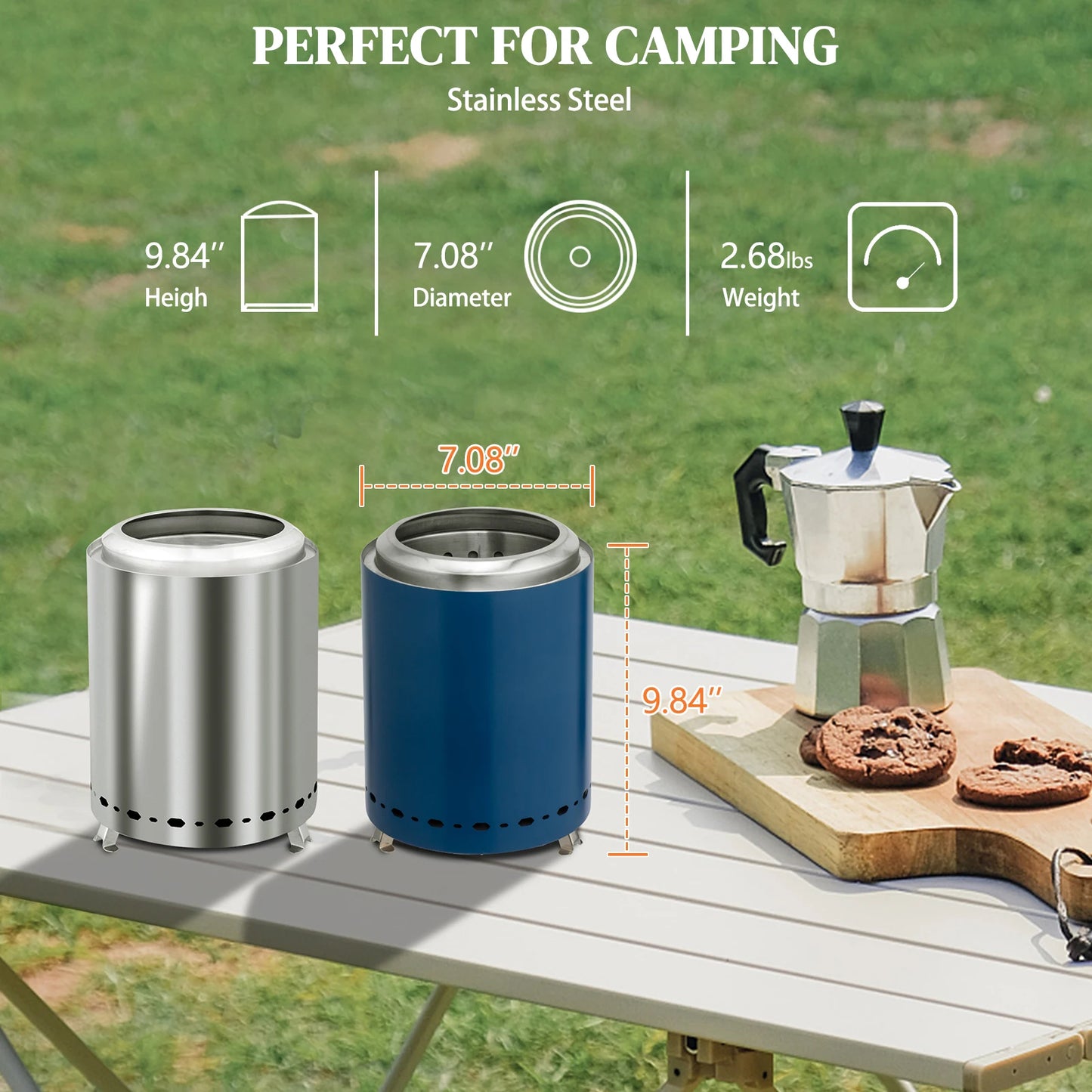 Smokeless Fire Pit for Outdoor Camping and Backyard Gatherings - Ky Ky Kiwi