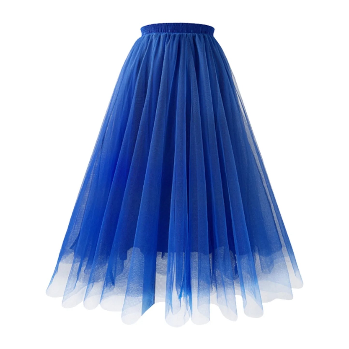 Elegant Pleated Tulle A-Line Tutu Skirt for Party Dance - Ky Ky Kiwi