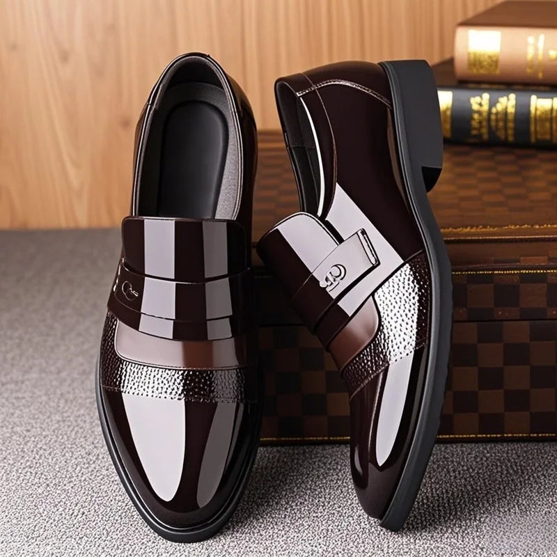 Men's Luxury Leather Oxfords for Wedding and Office Wear - Ky Ky Kiwi