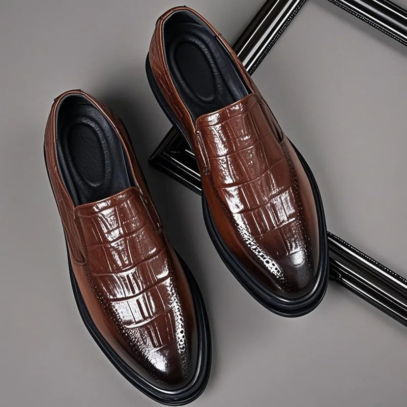 Men's Formal Leather Oxfords for Business and Special Occasions - Ky Ky Kiwi